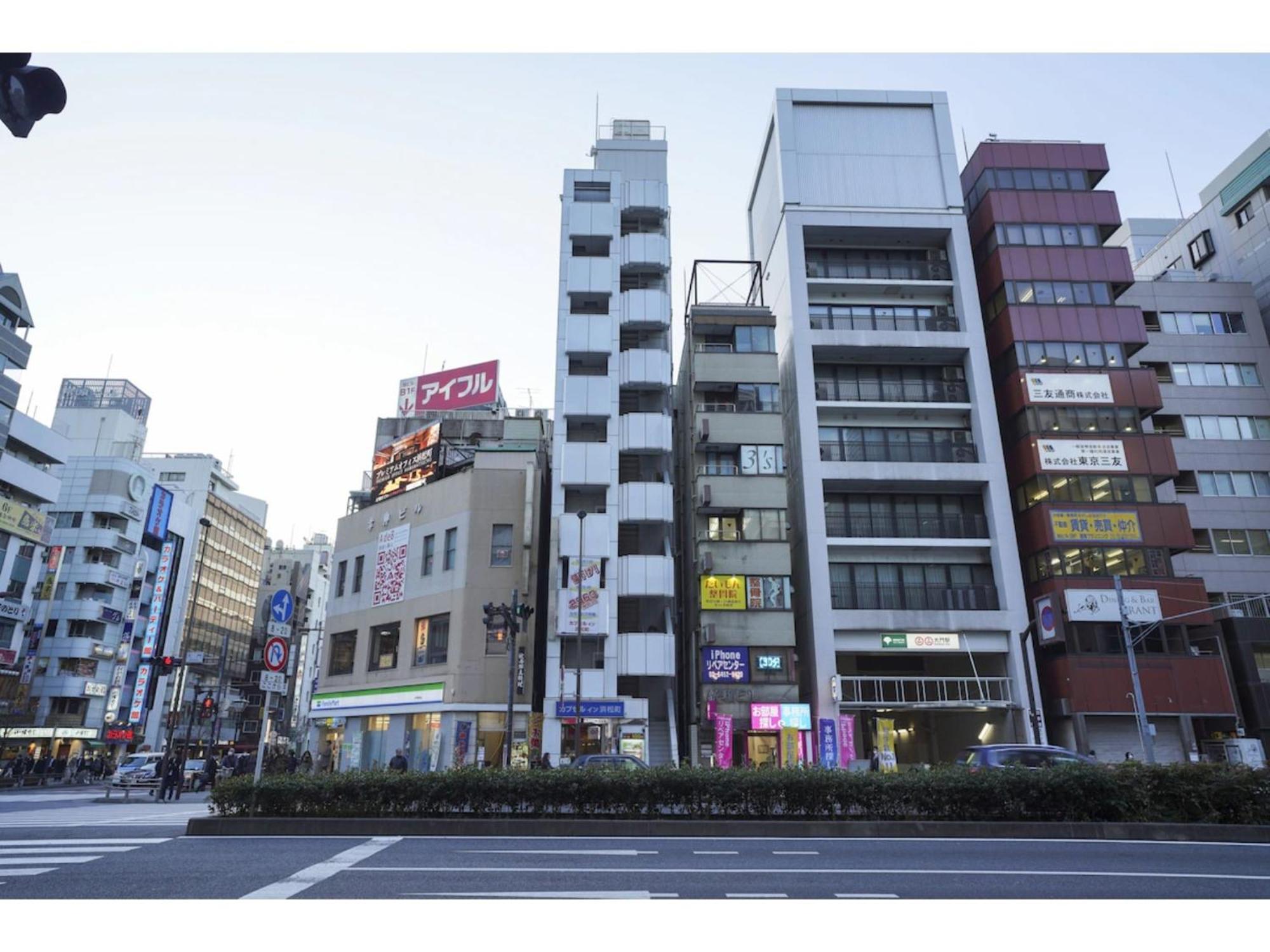 Male Only Capsule Inn Hamamatsucho - Vacation Stay 68799V Prefektura Tokio Exteriér fotografie